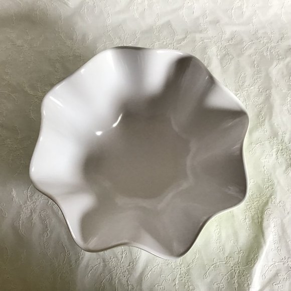 Spingmaid Serving Bowl Green and White Retro 70s - Picture 3 of 5